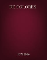 De Colores SATB choral sheet music cover
